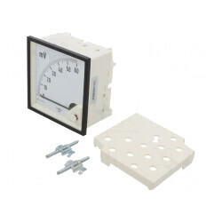 Voltmetru Panou VDC 0-60mV Clasa 1.5 Umax 600V 96x96mm | Electronic-mag.ro | Componente Electronice