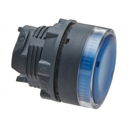 Comutator Buton Apăsare 22mm Albastru | Electronic-mag.ro | Componente Electronice
