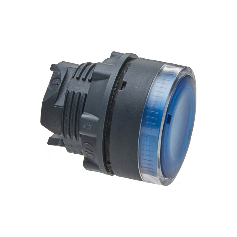 Comutator Buton Apăsare 22mm Albastru | Electronic-mag.ro | Componente Electronice