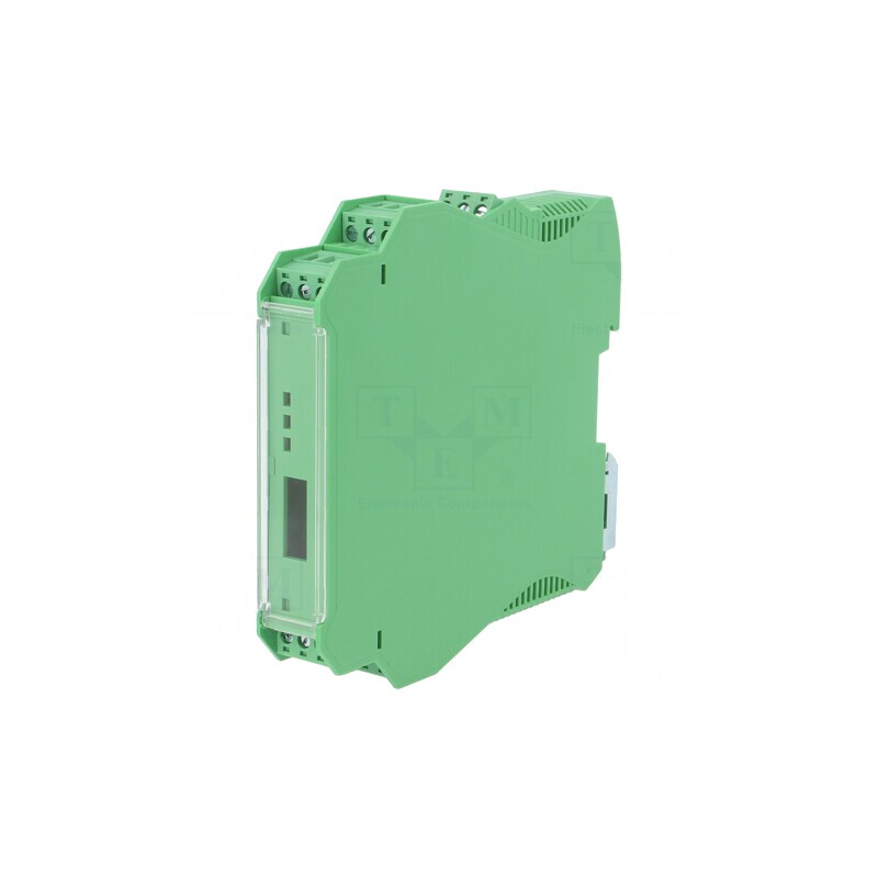 Carcasă policarbonat verde pentru șină DIN UL94V-0 | Electronic-mag.ro | Componente Electronice