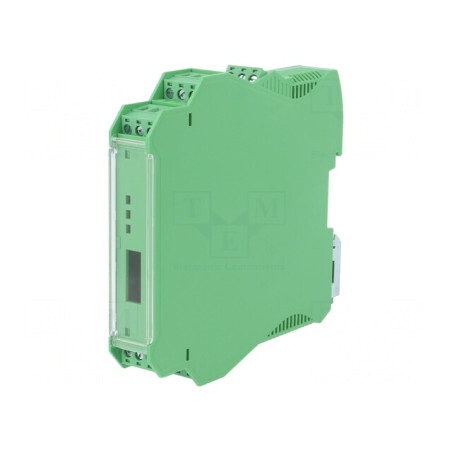 Carcasă policarbonat verde pentru șină DIN UL94V-0 | Electronic-mag.ro | Componente Electronice