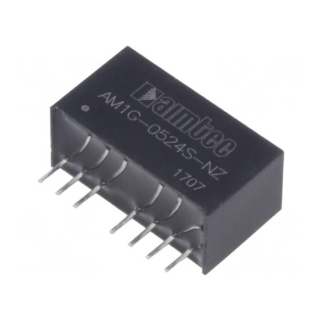 Convertor DC/DC 1W 4.5-9V la 24VDC 42mA SIP8 | Electronic-mag.ro | Componente Electronice