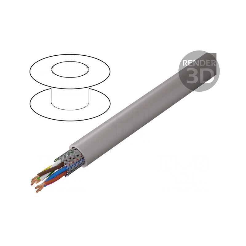 Cablu UNITRONIC LiHCH 4x2x0,75mm2 LSZH Gri-Bej 60V | Electronic-mag.ro | Componente Electronice Cablu UNITRONIC LiHCH 4x2x0,75mm2 LSZH Gri-Bej 60V | Electronic-mag.ro | Componente Electronice