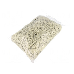 Inele Elastice din Cauciuc Alb 1,5mm | Electronic-mag.ro | Componente Electronice