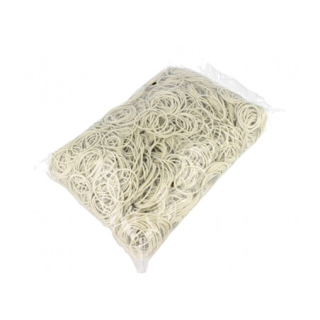 Inele Elastice din Cauciuc Alb 1,5mm | Electronic-mag.ro | Componente Electronice