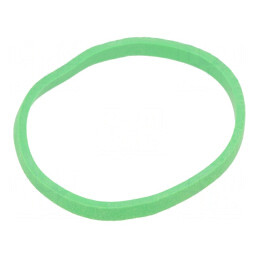 Inele elastice cauciuc 3mm x 1.5mm verde