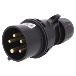 Conector alimentare AC trifazat mufă 16A 400V IP44 | Electronic-mag.ro | Componente Electronice
