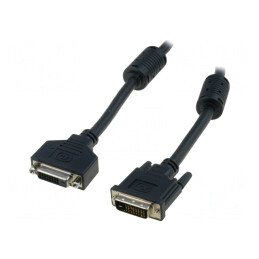 Cablu Dual Link DVI-D 24+1 Mufă la Soclu 2m | Electronic-mag.ro | Componente Electronice