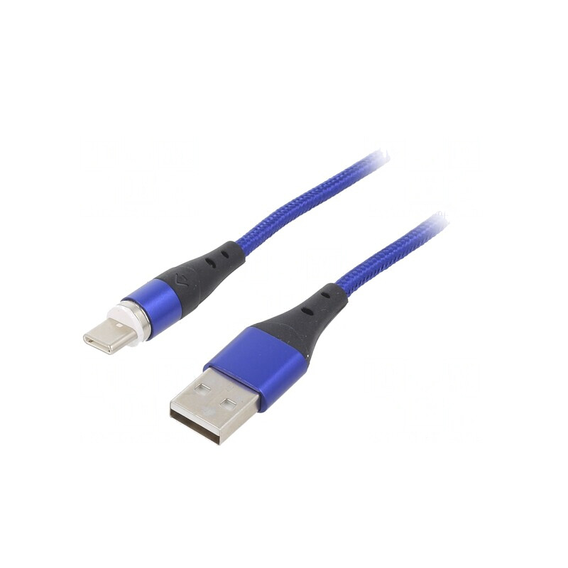 Cablu USB 2.0 USB-A la USB-C 1m Albastru | Electronic-mag.ro | Componente Electronice Cablu USB 2.0 USB-A la USB-C 1m Albastru | Electronic-mag.ro | Componente Electronice