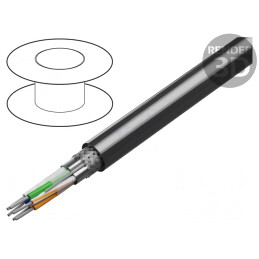 Cablu RS232/RS422 3x2x24AWG 305m PVC Crom | Electronic-mag.ro | Componente Electronice