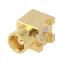 Soclu MCX Mamă Orizontal SMT 50Ω Aurit PTFE PCB | Electronic-mag.ro | Componente Electronice