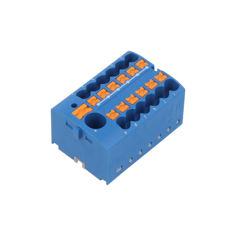 Conector Bloc de Distribuție 2.5mm2/6mm2 1 PT-FIX | Electronic-mag.ro | Componente Electronice