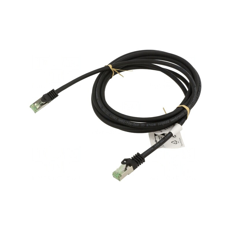 Patch cord S/FTP Cat 8.1 negru 3m | Electronic-mag.ro | Componente Electronice Patch cord S/FTP Cat 8.1 negru 3m | Electronic-mag.ro | Componente Electronice