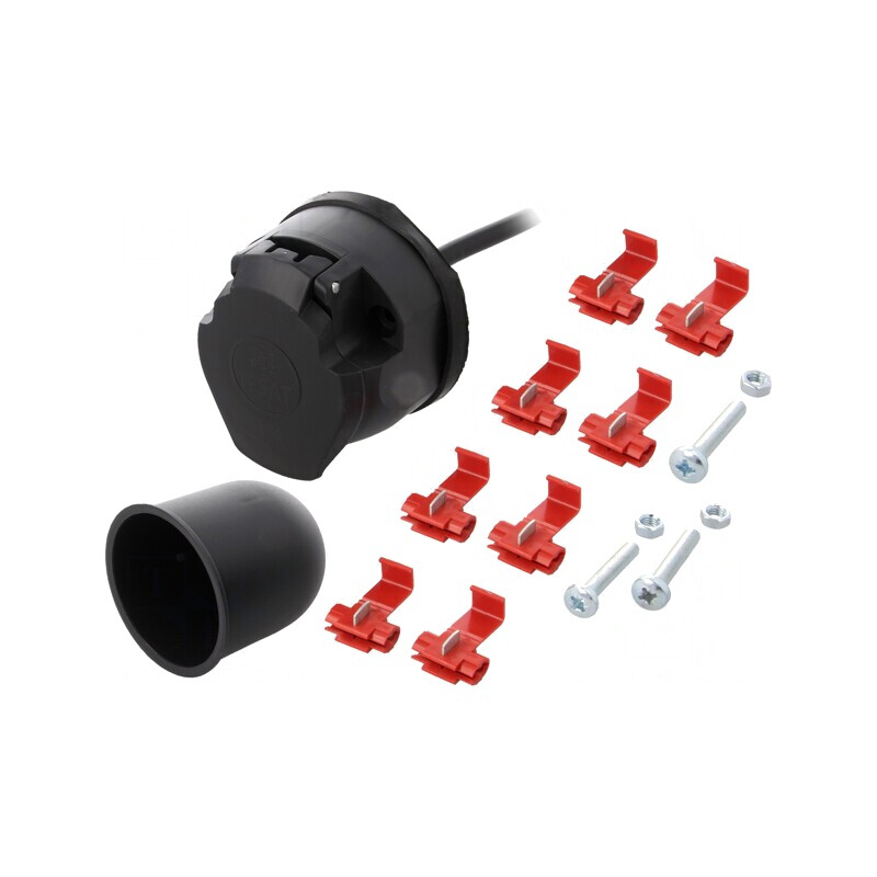 Conector Auto Soclu Panou 7-PIN 1,5m | Electronic-mag.ro | Componente Electronice
