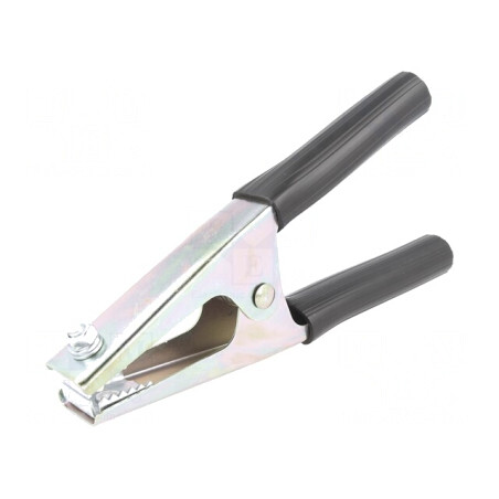Bornă crocodil neagră 350A 45mm | Electronic-mag.ro | Componente Electronice
