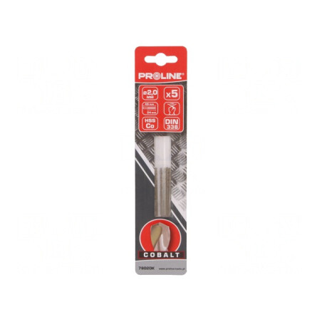 Set 5 Burghie Metal 2mm Oțel Rapid cu Cobalt HSS-Co | Electronic-mag.ro | Componente Electronice