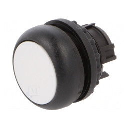 Comutator Alb 22mm cu Buton Apăsare | Electronic-mag.ro | Componente Electronice