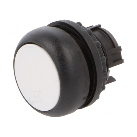 Comutator Alb 22mm cu Buton Apăsare | Electronic-mag.ro | Componente Electronice