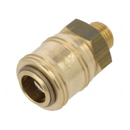 Cuplă Rapidă Alamă EURO 1/4 Filet Exterior | Electronic-mag.ro | Componente Electronice
