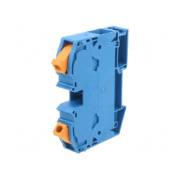 Conector de șine albastru 2,5-35mm2, 2 borne