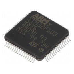 Microcontroler ARM 72MHz LQFP64 2-3,6V 16bit Timere 4