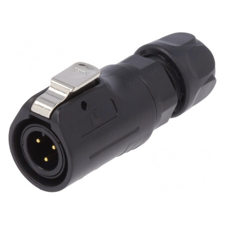 Conector Circular Mufă 12mm 3-PIN Aurit 5A | Electronic-mag.ro | Componente Electronice