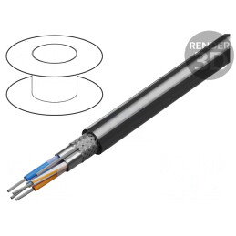Cablu RS232/RS422 2x2x24AWG PVC 305m | Electronic-mag.ro | Componente Electronice