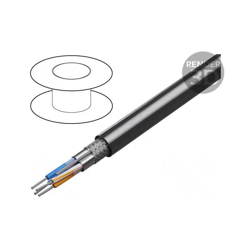 Cablu RS232/RS422 2x2x24AWG PVC 305m | Electronic-mag.ro | Componente Electronice Cablu RS232/RS422 2x2x24AWG PVC 305m | Electronic-mag.ro | Componente Electronice