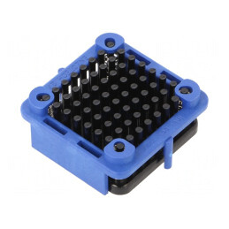 Radiator extrudat cu aripioare BGA negru 27x27mm | Electronic-mag.ro | Componente Electronice