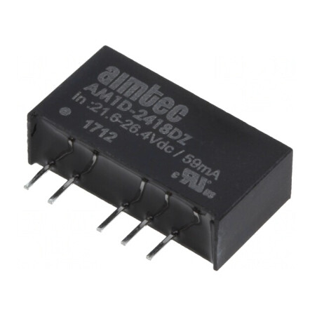 Convertor DC/DC 1W 21.6-26.4V la 18V/-18V | Electronic-mag.ro | Componente Electronice