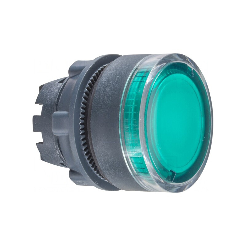 Comutator Apăsare 22mm Verde IP20 | Electronic-mag.ro | Componente Electronice
