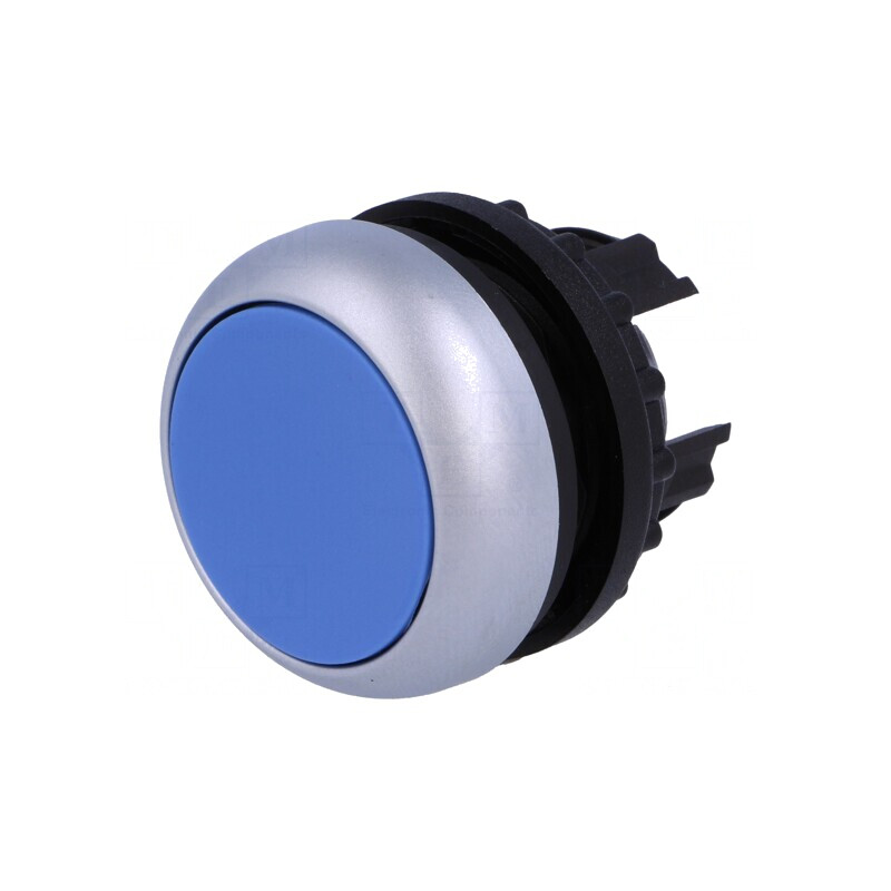 Comutator apăsare 22mm albastru | Electronic-mag.ro | Componente Electronice