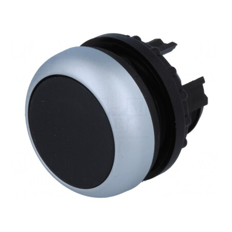 Comutator apăsare 22mm negru | Electronic-mag.ro | Componente Electronice