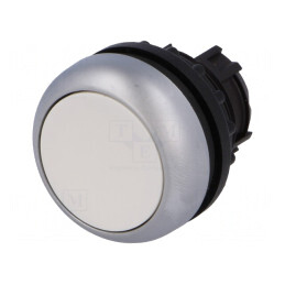 Comutator Push 22mm Alb | Electronic-mag.ro | Componente Electronice