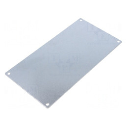 Placă de Montare Oțel Zincată 111mm x 214mm | Electronic-mag.ro | Componente Electronice