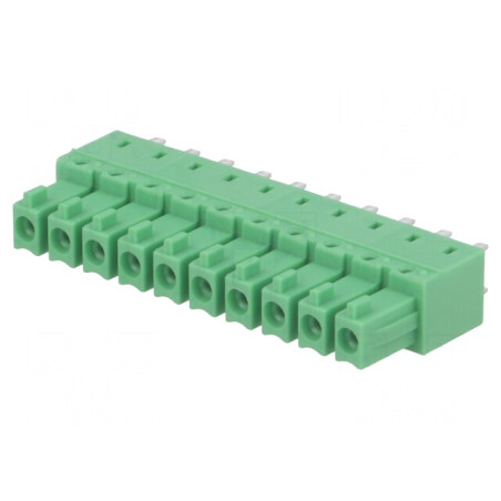 Regletă de Conexiuni 10 Piste 3,81mm Drept | Electronic-mag.ro | Componente Electronice