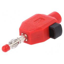Mufă Banană 4mm 10A 60V Roșie Izolată | Electronic-mag.ro | Componente Electronice