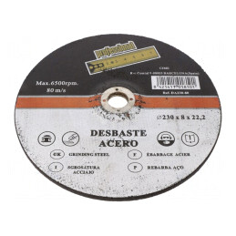 Disc de șlefuit metal 230mm 8mm | Electronic-mag.ro | Componente Electronice