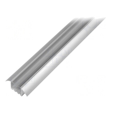 Profil Aluminiu Anodat pentru Module LED Transparente 1m LESTO | Electronic-mag.ro | Componente Electronice
