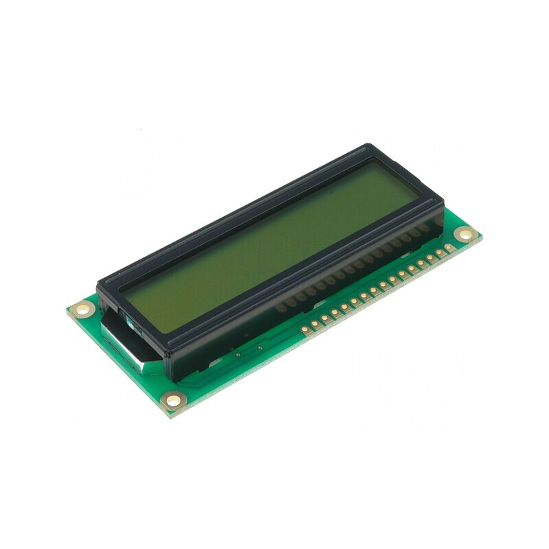 LCD Alfanumeric 16x2 Galben-Verde LED | Electronic-mag.ro | Componente Electronice