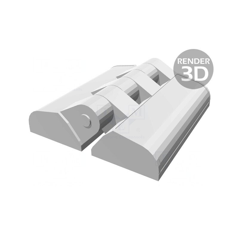 Balama Tehnopolimer Neagră 63mm x 65mm | Electronic-mag.ro | Componente Electronice