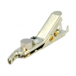 Bornă Crocodil 27mm 69mm Lungime | Electronic-mag.ro | Componente Electronice