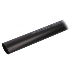 Manșon Termocontractabil cu Adeziv 19mm x 1m Negru | Electronic-mag.ro | Componente Electronice