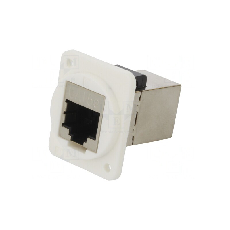 Adaptor FT Cat 5e Ecranat 8P8C Plastic 19x24mm | Electronic-mag.ro | Componente Electronice Adaptor FT Cat 5e Ecranat 8P8C Plastic 19x24mm | Electronic-mag.ro | Componente Electronice