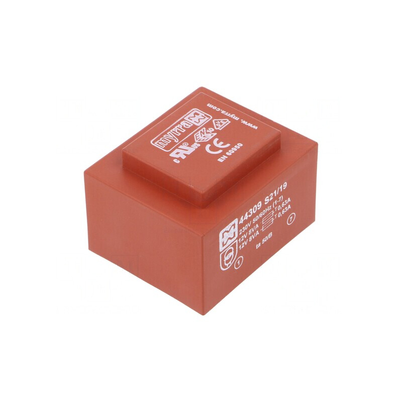 Transformator încapsulat 16VA 230V 12V 667mA PCB | Electronic-mag.ro | Componente Electronice
