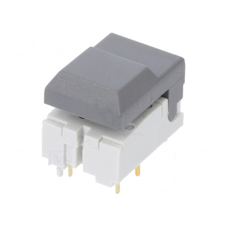 Comutator tastatură gri SPDT 0,01A 24VDC pentru PCB | Electronic-mag.ro | Componente Electronice