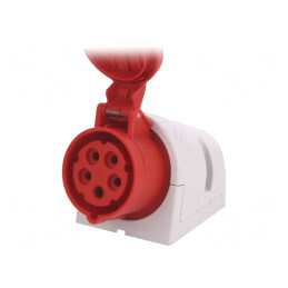 Conector alimentare trifazat 16A 400V IP44 | Electronic-mag.ro | Componente Electronice