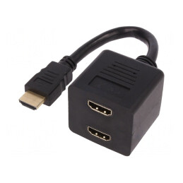 Splitter de semnal HDMI 2 porturi, negru