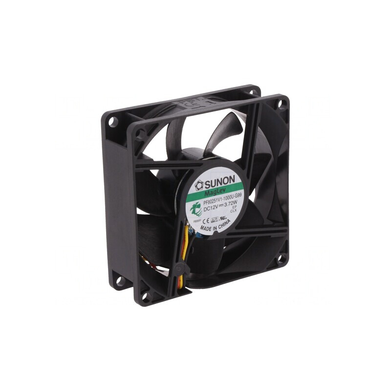 Ventilator axial 12VDC 80x80x25mm | Electronic-mag.ro | Componente Electronice