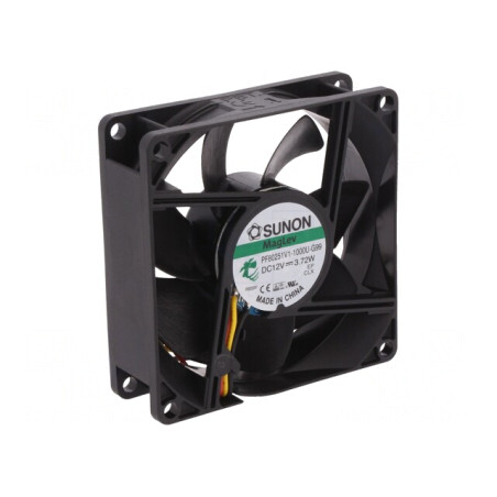 Ventilator axial 12VDC 80x80x25mm | Electronic-mag.ro | Componente Electronice